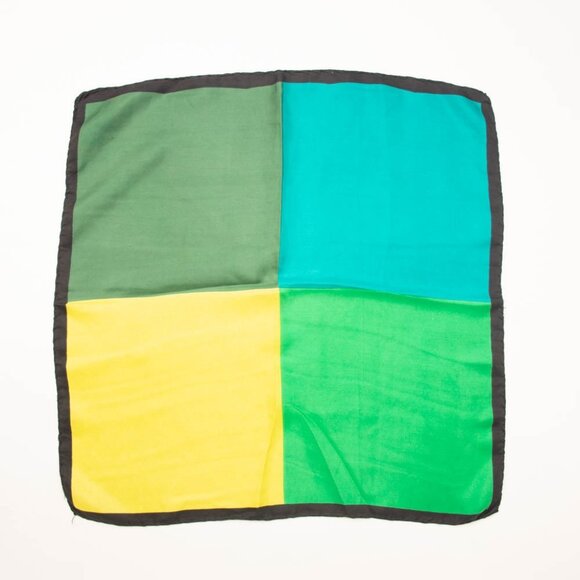 Vintage Unbranded Accessories - Colorful Square Pattern Scarf Vintage Accessory